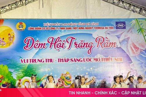 Formosa trao hơn 5.000 phần quà Tết Trung thu cho con em công nhân