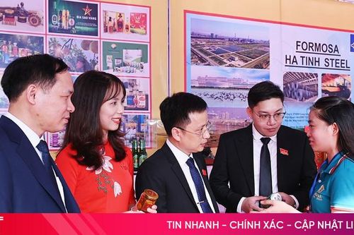 Dấu ấn Hà Tĩnh qua không gian trưng bày bên lề Đại hội Đảng bộ tỉnh