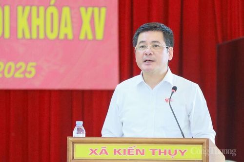 Bộ trưởng Nguyễn Hồng Diên tiếp xúc cử tri tại Hải Phòng: Thành phố cần hướng đến phát triển nhanh - xanh - bền vững