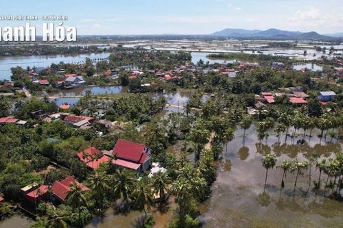 Quảng Ngọc: Nỗ lực đảm bảo an toàn, chăm lo đời sống người dân vùng ngập lụt