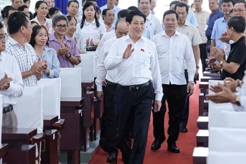 Chủ tịch nước Lương Cường tiếp xúc cử tri Thành phố Hồ Chí Minh trước Kỳ họp thứ 10, Quốc hội khóa XV