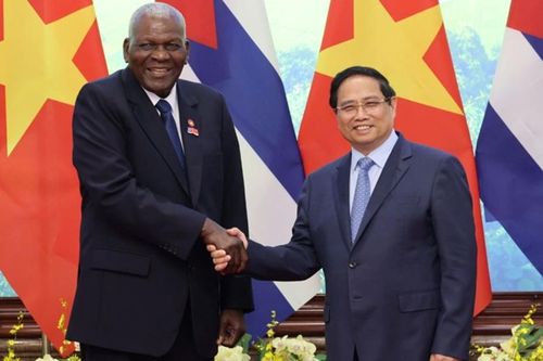 Thủ tướng Chính phủ Phạm Minh Chính hội kiến Chủ tịch Quốc hội Cộng hòa Cuba