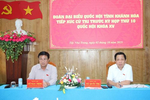 Đại biểu Quốc hội tỉnh Khánh Hòa tiếp xúc cử tri phường Tây Nha Trang