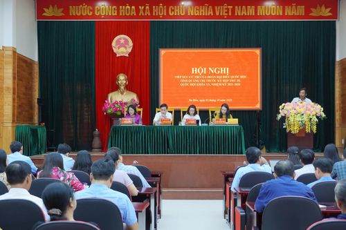 Đại biểu Quốc hội tiếp xúc cử tri tại phường Ba Đồn