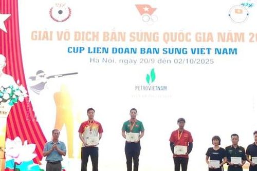 Hà Nội Nhất toàn đoàn tại Giải Vô địch Bắn súng quốc gia năm 2025