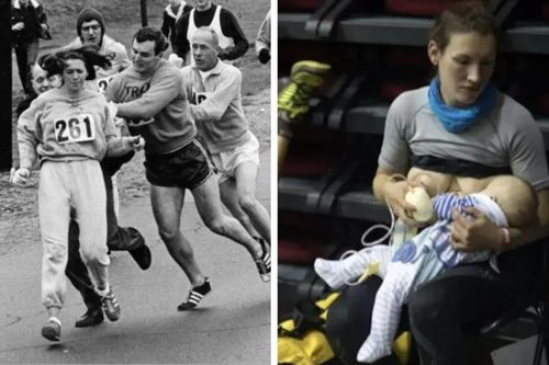Hai bức ảnh làm thay đổi làng marathon thế giới