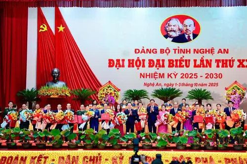Bế mạc Đại hội đại biểu Đảng bộ tỉnh Nghệ An khóa XX