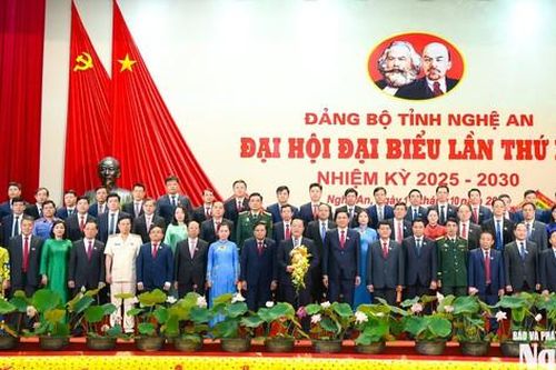Danh sách Ban Chấp hành Đảng bộ tỉnh, Thường trực Tỉnh ủy, Ban Thường vụ tỉnh Nghệ An