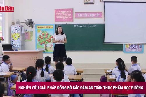 Nghiên cứu giải pháp đồng bộ bảo đảm an toàn thực phẩm học đường