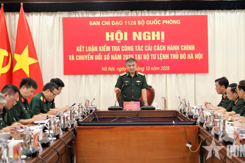 Bộ tư lệnh Thủ đô Hà Nội dẫn đầu toàn quân về cải cách hành chính, chuyển đổi số