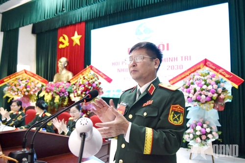Hội Phụ nữ Cục Chính trị (Quân đoàn 12) tổ chức đại hội nhiệm kỳ 2025-2030