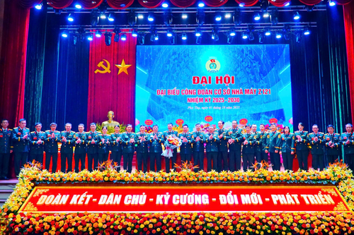 Nhà máy Z121 tổ chức Đại hội đại biểu Công đoàn cơ sở nhiệm kỳ 2025-2030