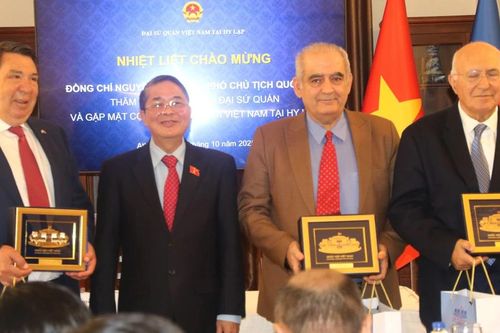 Tăng cường hợp tác nghị viện và quan hệ hữu nghị giữa Việt Nam và Hy Lạp