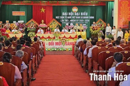 Tổ chức thành công Đại hội đại biểu MTTQ xã Quảng Chính lần thứ nhất