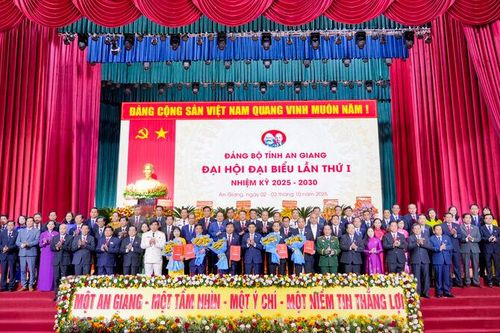 Bí thư, Phó Bí thư Tỉnh ủy, Ban Thường vụ Tỉnh ủy, Ban Chấp hành Đảng bộ tỉnh An Giang nhiệm kỳ 2025-2030