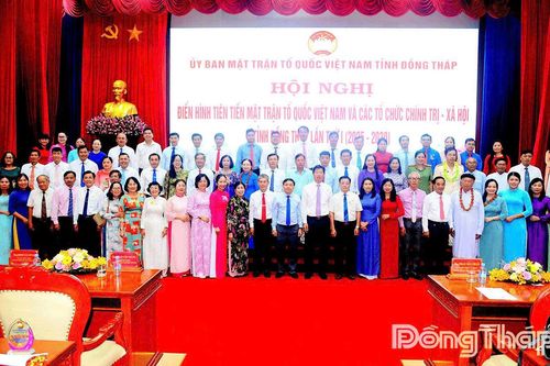 Đồng Tháp: Tuyên dương 204 tập thể, cá nhân có thành tích tiêu biểu trong công tác mặt trận