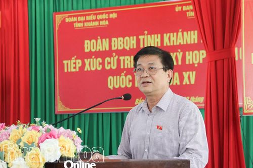 Đại biểu Quốc hội tỉnh Khánh Hòa tiếp xúc cử tri phường Bắc Nha Trang