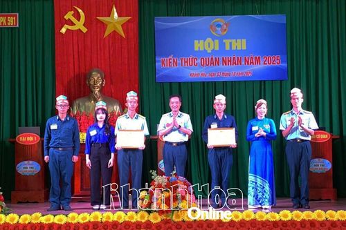 Trung đoàn Pháo phòng không 591 tổ chức hội thi kiến thức quân nhân năm 2025