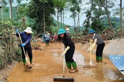 Phường Âu Lâu tập trung khắc phục hậu quả mưa lũ