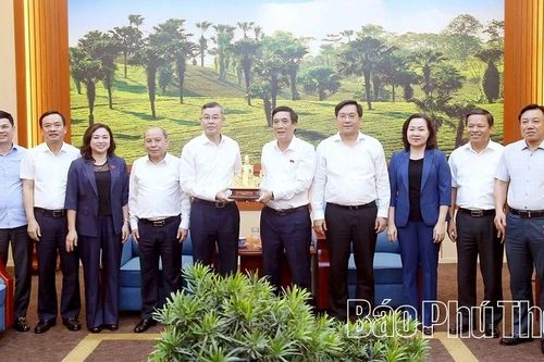Tổng kiểm toán Nhà nước thăm và làm việc với tỉnh Phú Thọ