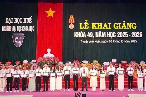 Trường Đại học Khoa học, Đại học Huế đón 1.935 tân sinh viên