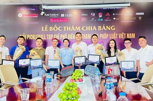 Hơn 200 vận động viên tham gia Giải Pickleball Tạp chí Phổ biến và Tham vấn pháp luật Việt Nam