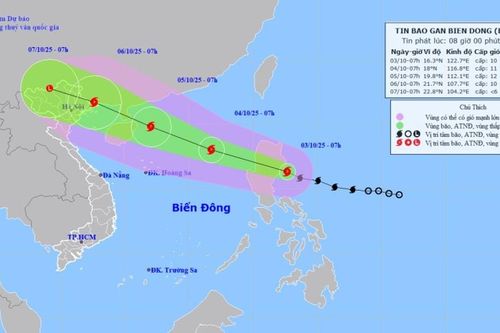 Bão số 11 MATMO tăng cấp, đêm nay vào biển Đông
