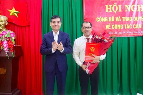 Đắk Lắk: Bổ nhiệm Giám đốc Ban Quản lý dự án giao thông và nông nghiệp