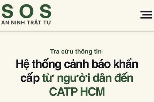 Công an TPHCM: Những tiện ích vượt trội của ứng dụng 'SOS An ninh, trật tự' và cách thức cài đặt