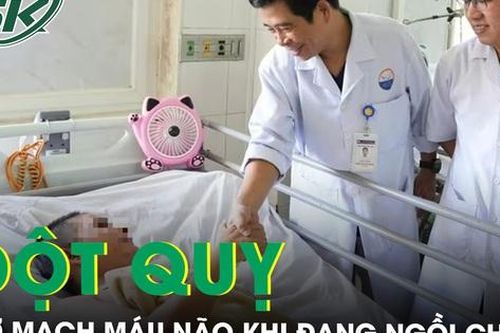Đang ngồi chơi, người đàn ông gục xuống vì vỡ dị dạng mạch máu não