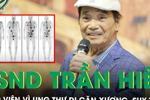 NSND Trần Hiếu nhập viện vì ung thư di căn xương, suy thận