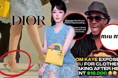 Sau Miu Miu, đến lượt Dior lao đao vì để đại sứ Địch Lệ Nhiệt Ba đi giày gãy gót