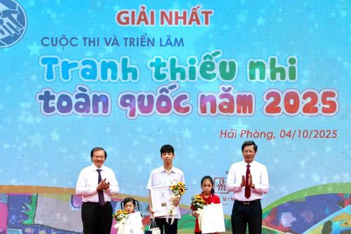 Trao giải cho 359 tác phẩm tham dự Cuộc thi, Triển lãm Tranh thiếu nhi toàn quốc 2025