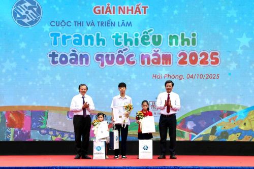 Khai mạc và trao giải Cuộc thi và Triển lãm Tranh thiếu nhi toàn quốc năm 2025