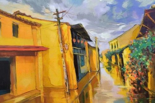 'Ánh sáng và ký ức' trong tranh của họa sĩ Vũ Trọng Anh