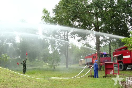Kho 301 (Quân khu 9) siết chặt công tác phòng, chống cháy nổ mùa mưa bão