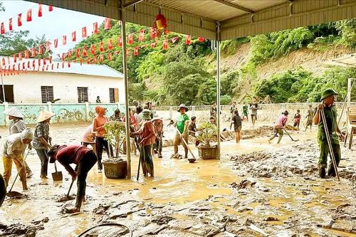 Đường đến trường vẫn chưa thông