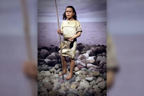 Tái tạo khuôn mặt cậu bé Na Uy 8.000 năm, giật mình dung mạo