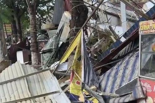 Vụ nổ nghi do rò khí gas tại quán 'ốc' ở Tiên Lãng, một người bị thương nặng