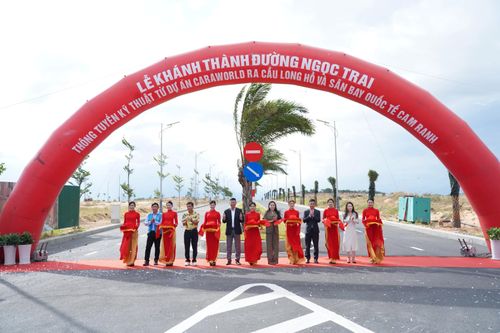 Thông xe tuyến đường kết nối CaraWorld đến sân bay quốc tế Cam Ranh
