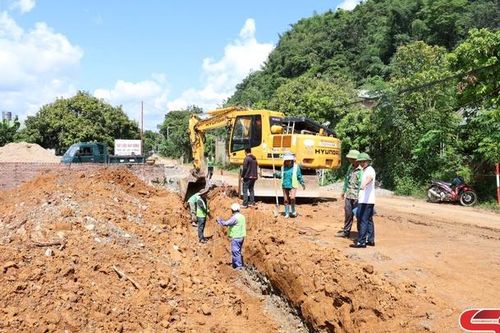 Đẩy nhanh tiến độ thực hiện dự án đường giao thông nội thị Mai Sơn