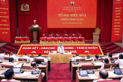 Tâm huyết, trách nhiệm Phiên thảo luận tổ tại Đại hội đại biểu Đảng bộ Công an Trung ương lần thứ VIII