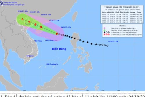 Tin bão khẩn cấp (cơn bão số 11)
