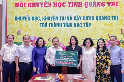 Chung tay hỗ trợ học sinh vùng khó khăn tỉnh Quảng Trị