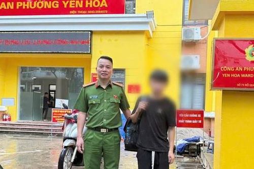 Công an Hà Nội cứu nam thiếu niên quê Điện Biên thoát 'bẫy' kẻ lừa đảo