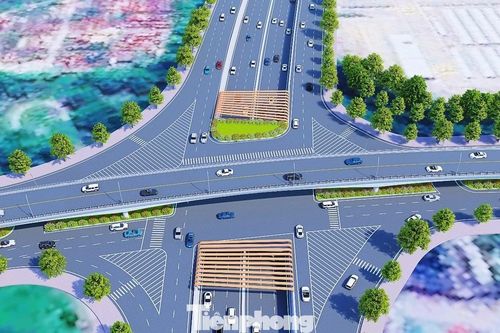 Hình ảnh thiết kế nút giao 3 tầng Cổ Linh