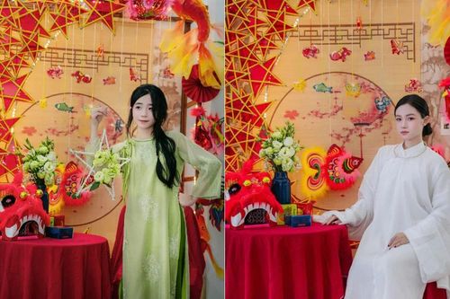 Thiếu nữ nô nức check-in Trung thu