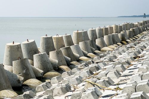 Hiện trạng bất ngờ tại kè biển ở Ninh Bình sau 6 ngày bị sóng đánh sập
