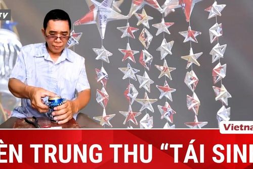Đèn Trung thu 'tái sinh' từ những chiếc vỏ lon