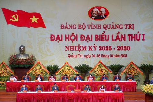 Khai mạc trọng thể Đại hội đại biểu Đảng bộ tỉnh Quảng Trị lần thứ I, nhiệm kỳ 2025-2030